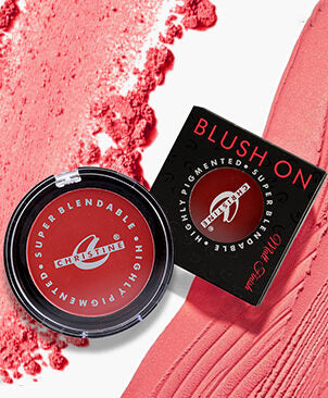 Blush on
