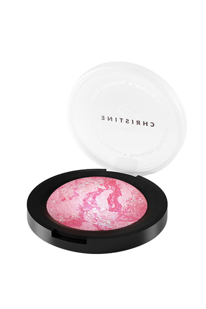 Terracotta blush on