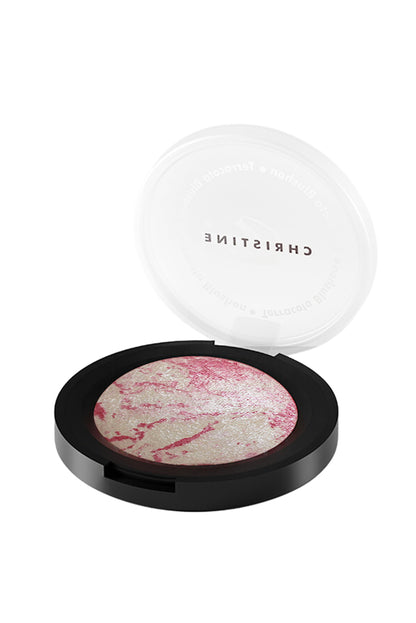 Terracotta blush on