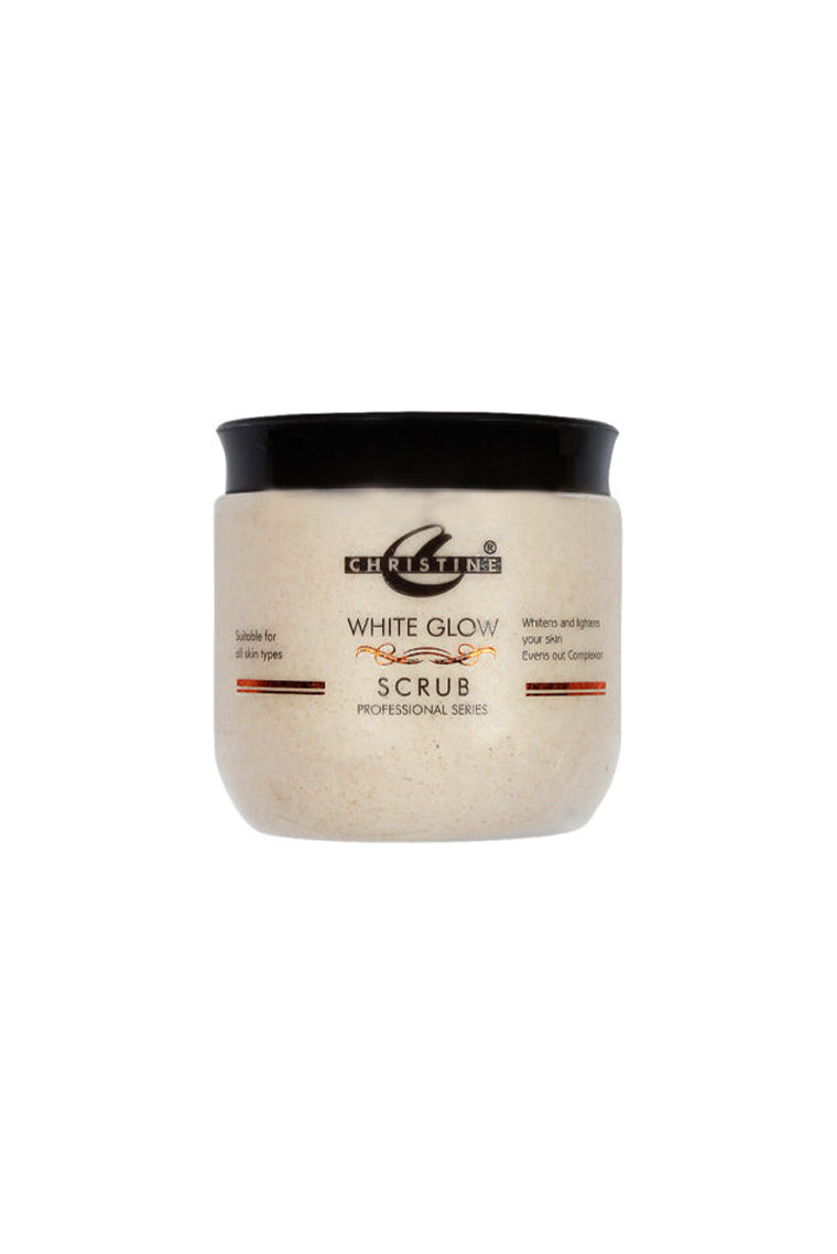 White Glow Scrub Jar